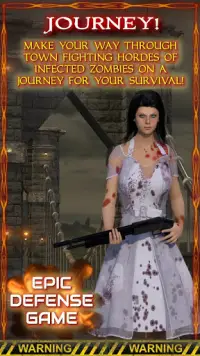 Zombie Alley - Idle Shooter Zombie Killing Game Screen Shot 1