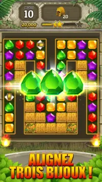 Gem & Jewel Temple: Block Crush Blast Puzzle Games Screen Shot 0