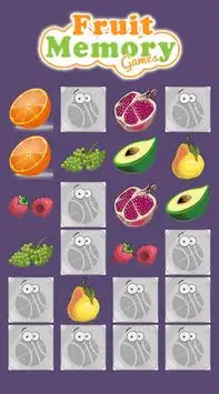 Fruit Memory games Screen Shot 2