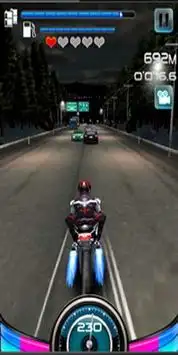 Night Speed(3D Moto) Screen Shot 2