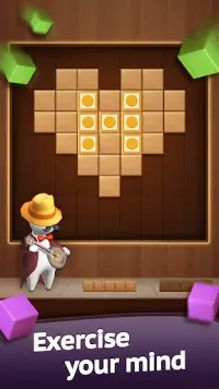 Hello Block - Wood Block Puzzle Screen Shot 2