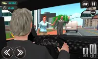 taxichauffeur spel - offroad taxi rijsim Screen Shot 0