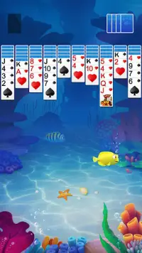 Solitaire Spider Fish Screen Shot 1