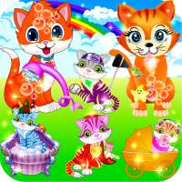 Kitty Cat & Fluffy Pet Care Simulation Games