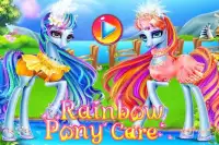 Rainbow Pony Care Screen Shot 0