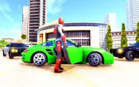 Amazing Spider Iron Hero - Crime City Simulator Screen Shot 9