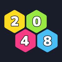 2048 hexágono - 2048 juego de números
