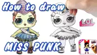 how to draw and color LOL Surprise Dolls Screen Shot 0