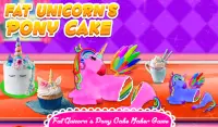 Mr. Fat Unicorn Cooking Smart Unicorn Cake! Screen Shot 9