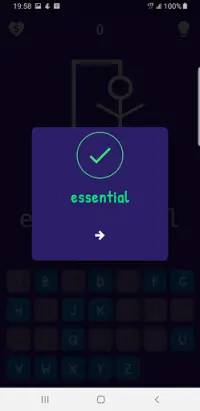 Hangman - The Word Game Screen Shot 3