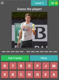 Guess the tennis player Screen Shot 8