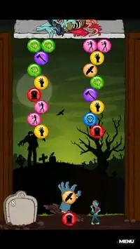 Zombie Bubble Shooter Screen Shot 7