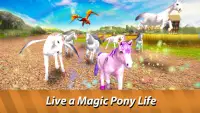 🐴🌈 ❤️❤️❤️ Magic Pony Kingdom: Animal Survival Screen Shot 4