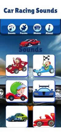 男の子＆女の子のためのレーシングカーゲーム Screen Shot 1