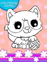 😻 Cute Cat Coloring for Kids Screen Shot 0