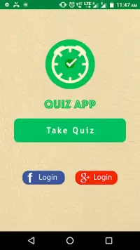 Quiz Game Demo App Screen Shot 0