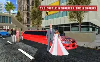 विलासिता विवाह कार ड्राइविंग - ब्राइडल लिमो सिम Screen Shot 2