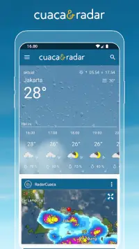 Cuaca & Radar Screen Shot 0