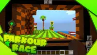 جديد Parkour Race Sonic X Minigame MCPE Screen Shot 0