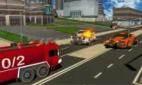 ريال روبوت رجال الاطفاء شاحنة: روبوت سوبر شاحنة Screen Shot 6
