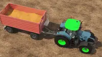 Pesado Tractor Carretilla Carga: Agricultura Juego Screen Shot 2