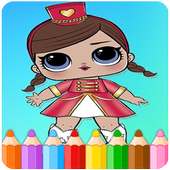 How To Color LOL Surprise Doll (coloring  game )