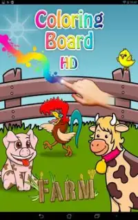 Coloring Board HD Farm Animals Screen Shot 5