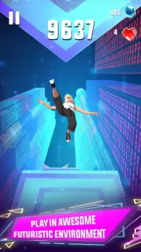 Sky Jumper: Parkour Mania Ücretsiz Koşu Oyunu 3D Screen Shot 8