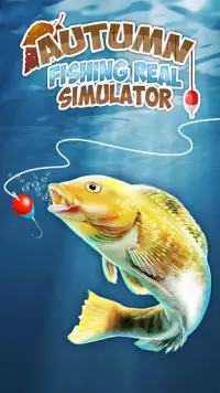 Automne Pêche Simulator réel Screen Shot 2