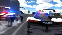 Экстрим-вождение авто полиции Screen Shot 4