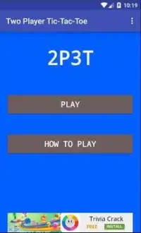 2P3T - Multiplayer Tic Tac Toe Screen Shot 0