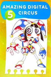 Amazing Digital Circus colorin Screen Shot 0