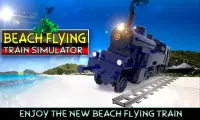 Beach Flying Train Simulator Screen Shot 0