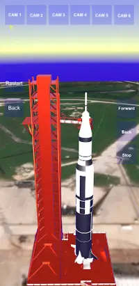 Saturn V Rocket 3D Simulation Screen Shot 5