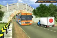 Montanha ônibus subida dirigir: livre ônibus jogos Screen Shot 4