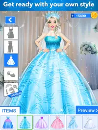 Ice Princess Wedding Dress Up Screen Shot 6