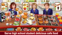 High School Café Girl: Burger Serving Cooking Game Screen Shot 10