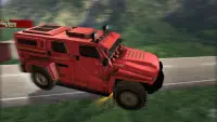 Impossible Police Hummer Car Tracks 3D Screen Shot 6