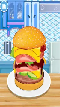 Burger Maker Game Memasak Screen Shot 5