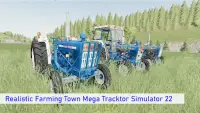 Realistic Farming Town Mega Tracktor Simulator 22 Screen Shot 1