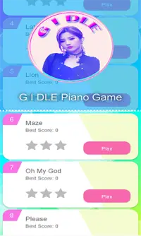 Dumdi G I-DLE New Songs Piano Game Screen Shot 2