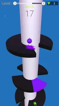 3D Ball Helix Jumping Game - Free Helix Tower Jump Screen Shot 1