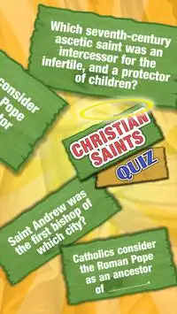 Christian Saints Quiz Game On History Of Saints Screen Shot 0