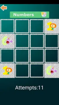 Memory Game with sounds Screen Shot 2