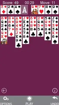 FreeCell Solitaire Screen Shot 2