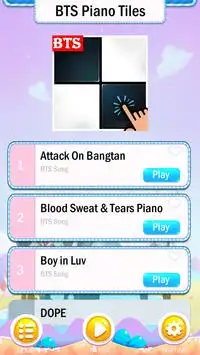 Piano Tiles BTS Song Screen Shot 0