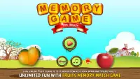 Fruits Matching Pairs Memory Game Screen Shot 0