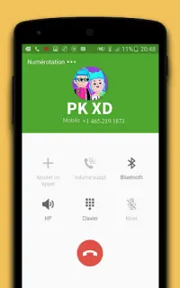 Top Call From PK XD - Fake Video Call Prank Screen Shot 1