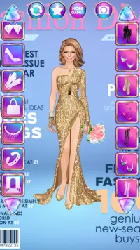 Fashion Diva Giydirme – Moda Haftası Oyunları Screen Shot 9