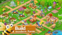 ألعاب زراعة وحصاد: مزرعة سعيدة Screen Shot 3